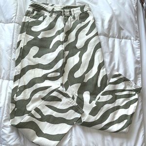 Zebra cargo pants :)